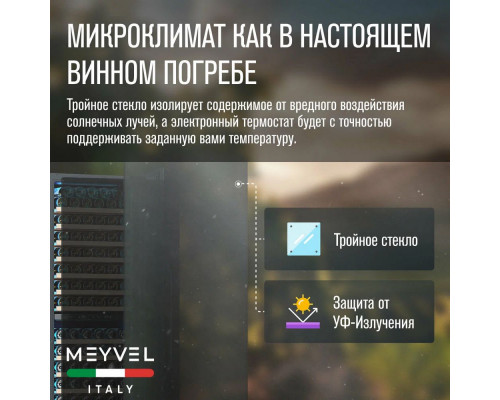 Винный шкаф MEYVEL MV163PRO-KBT2