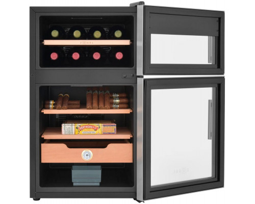 Винный шкаф ZUGEL ZTH80DX н/ж сталь