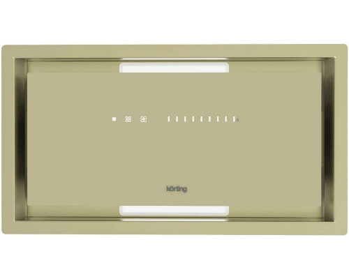 Встраиваемая вытяжка KORTING KHI 6997 GB бежевое стекло