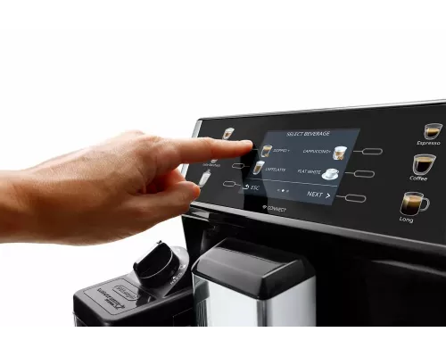 Кофемашина DeLonghi ECAM550.65.SB черный/серебристый