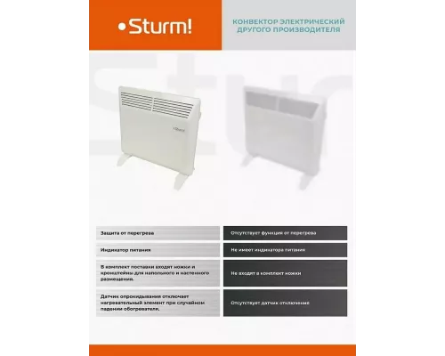 Конвектор Sturm CH1000RF