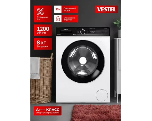 Стиральная машина Vestel WMD812T2TISBW белый