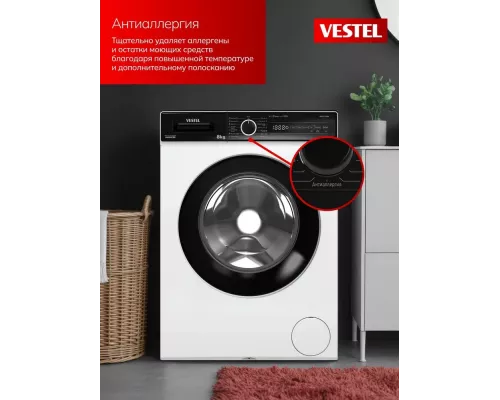 Стиральная машина Vestel WMD812T2TISBW белый