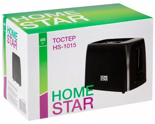 Тостер Homestar HS-1015 черный