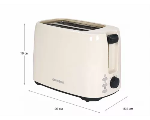 Тостер Oursson TS2114/IV слоновая кость