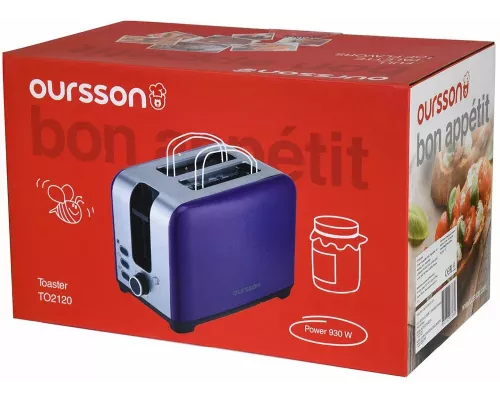 Тостер Oursson TS2120/BL черный