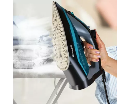 Утюг ENDEVER DELTA-234 черный/лазурно-синий