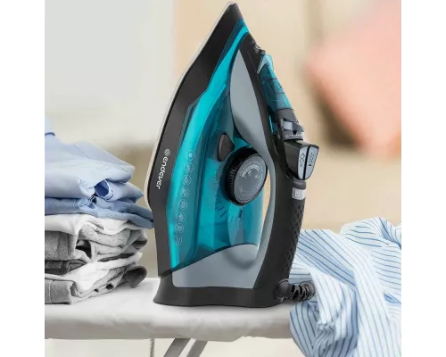 Утюг ENDEVER DELTA-234 черный/лазурно-синий