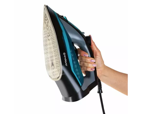 Утюг ENDEVER DELTA-234 черный/лазурно-синий