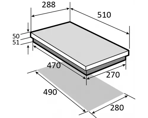 Варочная поверхность BRANDT BPG6210B
