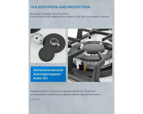 Варочная поверхность ZUGEL ZGH292W белая