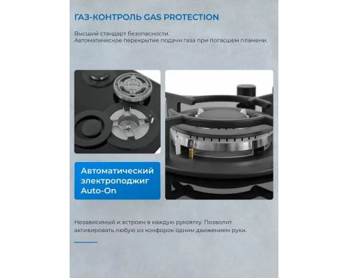 Варочная поверхность ZUGEL ZGH452B черная