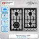 Варочная поверхность ZUGEL ZGH601X стальная