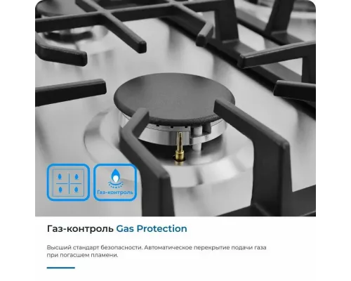 Варочная поверхность ZUGEL ZGH601X стальная