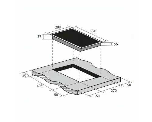 Варочная поверхность ZUGEL ZIH294B черная