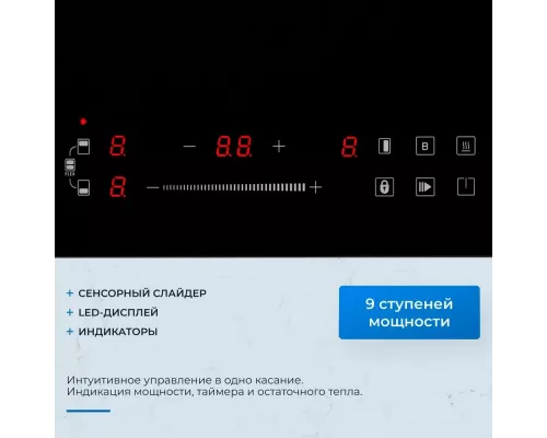 Варочная поверхность ZUGEL ZIH454B черная