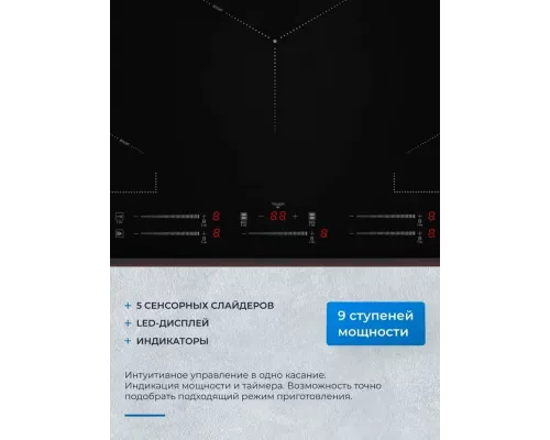 Варочная поверхность ZUGEL ZIH617B черная