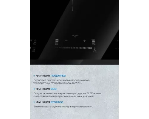 Варочная поверхность ZUGEL ZIH617B черная