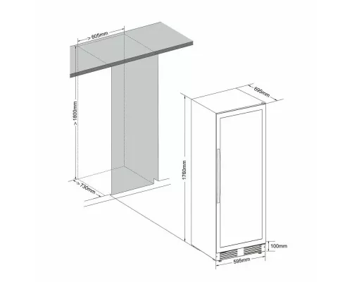 Винный шкаф Cellar Private CP165-2TW
