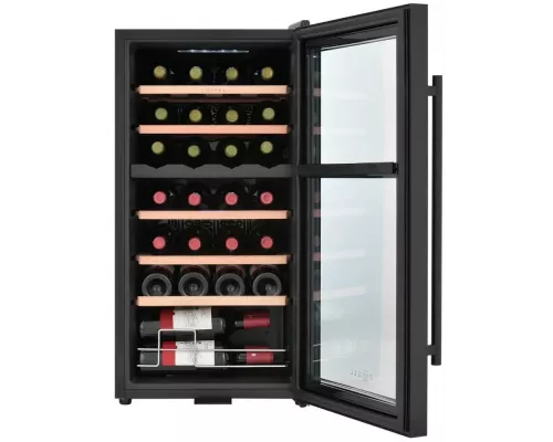 Винный шкаф ZÜGEL ZCWF281DB черный