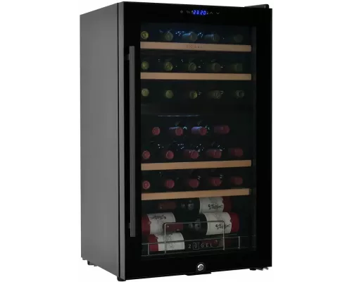 Винный шкаф ZÜGEL ZCWF331DB черный