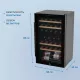 Винный шкаф ZÜGEL ZCWF331DB черный
