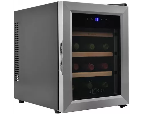 Винный шкаф ZÜGEL ZTWF121B черный