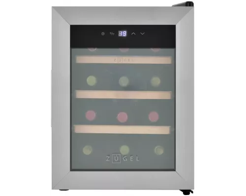 Винный шкаф ZÜGEL ZTWF121B черный