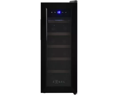 Винный шкаф ZÜGEL ZTWF122B черный