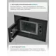 Встраиваемая микроволновая печь ZUGEL ZMO202B черная