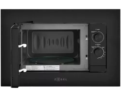 Встраиваемая микроволновая печь ZUGEL ZMO202B черная