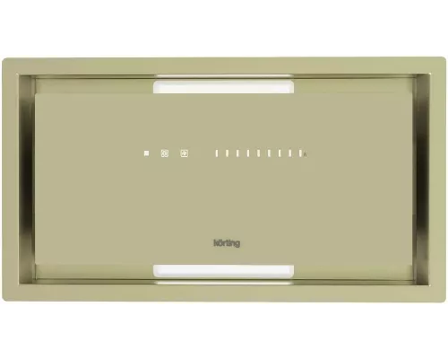 Встраиваемая вытяжка KORTING KHI 6997 GB бежевое стекло