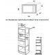 Встраиваемая микроволновая печь MAUNFELD MBMO.25.7GBG бежевое стекло