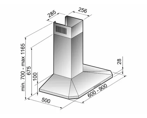 Вытяжка Korting KHC 6951 X
