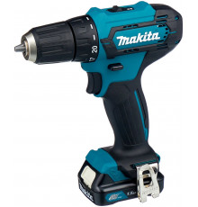 Аккумуляторная дрель-шуруповерт Makita DF333DWYE, 12 В, 1.5 А·ч х2, кейс