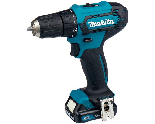 Аккумуляторная дрель-шуруповерт Makita DF333DWYE, 12 В, 1.5 А·ч х2, кейс