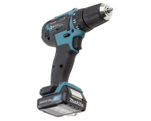 Аккумуляторная дрель-шуруповерт Makita DF333DWYE, 12 В, 1.5 А·ч х2, кейс