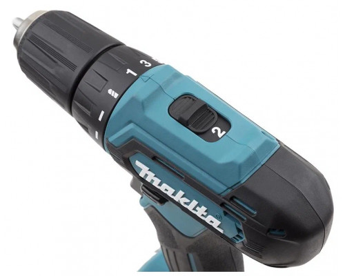 Аккумуляторная дрель-шуруповерт Makita DF333DWYE, 12 В, 1.5 А·ч х2, кейс