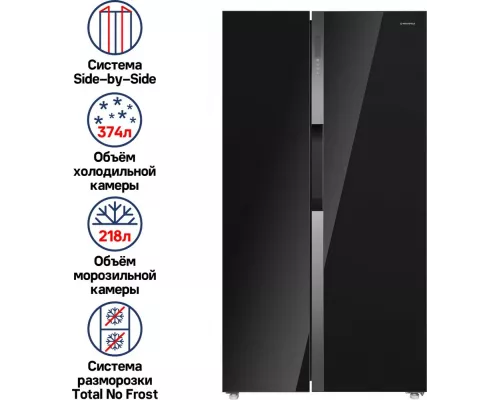 Холодильник MAUNFELD MFF177NFB