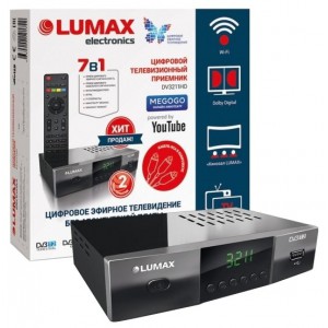 Ресивер DVD-T2 LUMAX DV3211HD