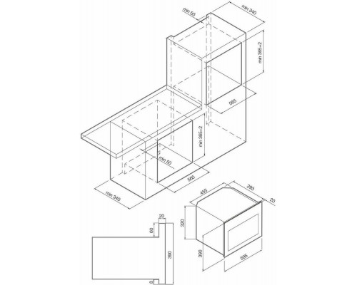 Встраиваемая микроволновая печь Graude MWG 38.1 W