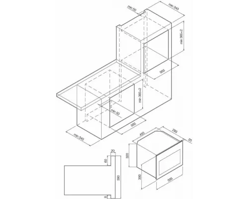 Встраиваемая микроволновая печь Graude MWG 38.1 W