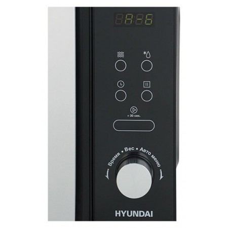 Микроволновая печь HYUNDAI HYM-D3001 черный/хром