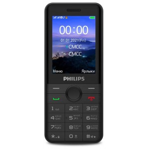 Телефон PHILIPS E172 Xenium черный