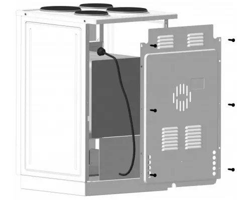 Кухонная плита Лысьва EF4002MK00 черный