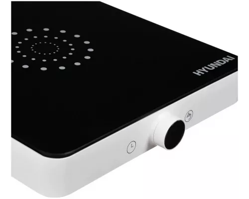 Настольная плита Hyundai HYC-0105 белый/черный