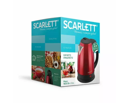 Чайник Scarlett SC-EK21S76 красный