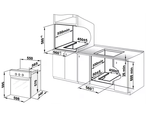 Духовой шкаф GEFEST ДГЭ 621-03 Б1 белый