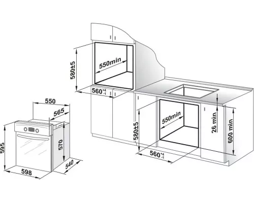 Духовой шкаф GEFEST ЭДВ ДА 602-02 К64S кремовый (ретро)