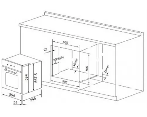 Духовой шкаф GRAUDE BE 60.3 S черный
